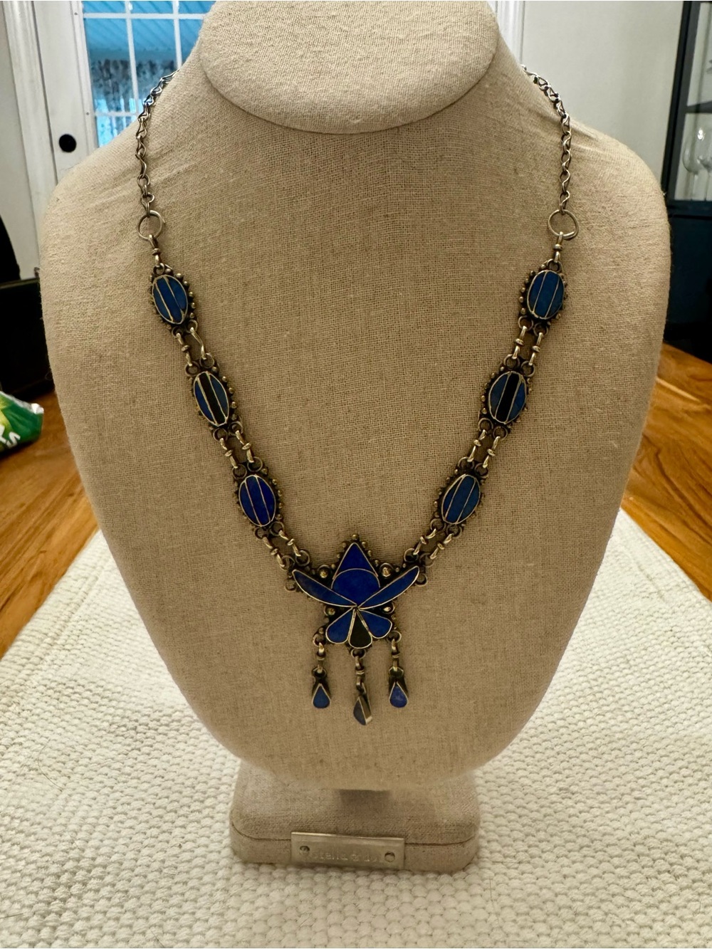 Sterling Silver Lapis Lazuli Statement Necklace from David’s New Orleans